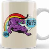 Baskı Dükkanı Sarcasm Funny Vintage Cougar Saying Hi Omicron 2022 Kupa