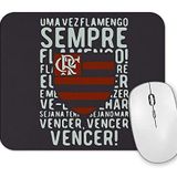 Baskı Dükkanı Sempre Flamengo Cinza Chumbo Mouse Pad