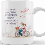 Baskı Dükkanı Sevgililer Günü Sevgiliye Hediye 02013 Kupa