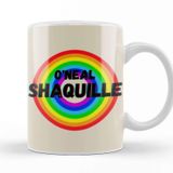 Baskı Dükkanı Shaquille O'neal Basketball Gifts Vintage Retro Rainbow Quotes For Boys And Dad Kupa