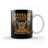 Baskı Dükkanı Shield Maiden We Can Fight For Ourselves Warrior Kupa