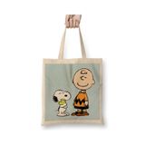 Baskı Dükkanı Snoopy And Friend 01 Bez Çanta Uzun Saplı