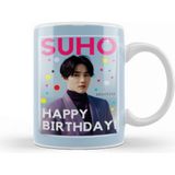 Baskı Dükkanı Suho Happy Birthday! Kim Jun Myeon 2021 Kupa