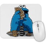 Baskı Dükkanı Susam Sokağı Kurabiye Canavarı Poker Mouse Pad