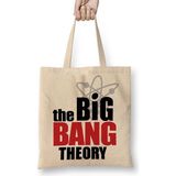 Baskı Dükkanı The Big Bang Theory Logo Bez Çanta