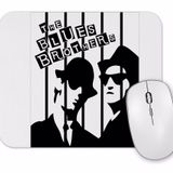 Baskı Dükkanı the Blues Brothers Siyah Beyaz Mouse Pad