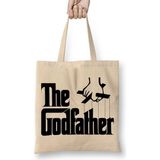 Baskı Dükkanı The Godfather Illüstrasyon Bez Kadın Günlük Çanta