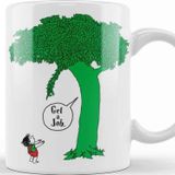 Baskı Dükkanı The Keeping Tree 01 Porselen Beyaz Kupa Bardak