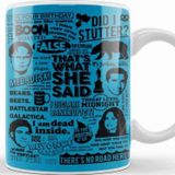 Baskı Dükkanı The Office Quotes Colors 01 Porselen Beyaz Kupa Bardak