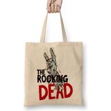 Baskı Dükkanı the Rocking Dead Bez Çanta
