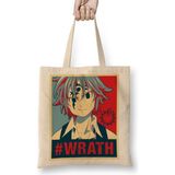 Baskı Dükkanı the Seven Deadly Sins Meliodas- Wrath Bez Çanta