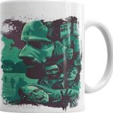Baskı Dükkanı The Walking Dead illustrationKupa Bardak Porselen
