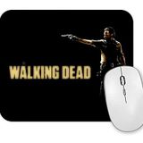Baskı Dükkanı the Walking Dead Rick Siyah Zemin Mouse Pad