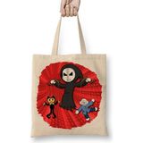 Baskı Dükkanı Toddyn Bendy Sans Puppet Red Bez Çanta