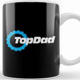 Baskı Dükkanı Top Dad Top Gear Logo Kupa