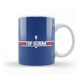 Baskı Dükkanı Top Gun Top Scrum Rugby Ball Logo Kupa Bardak