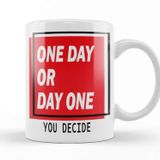 Baskı Dükkanı Training Day One Porselen Beyaz Kupa Bardak