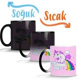 Baskı Dükkanı Unicorn 01 Sihirli Porselen Kupa