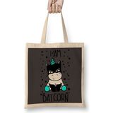 Baskı Dükkanı Unicorn Batcorn 05 Bez Çanta