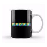 Baskı Dükkanı Unicorn Periodic Table Rainbow Kupa