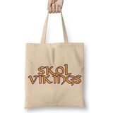 Baskı Dükkanı Vikings Skol Bez Çanta