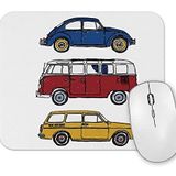 Baskı Dükkanı Vintage Volkswagen Mouse Pad