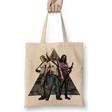 Baskı Dükkanı Walking Dead Trinity Bez Çanta