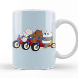 Baskı Dükkanı We Bare Bears 011 Beyaz Porselen Kupa Bardak