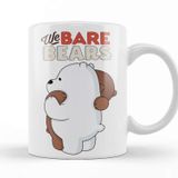 Baskı Dükkanı We Bare Bears 08 Beyaz Porselen Kupa Bardak