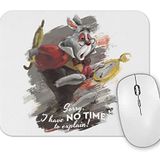 Baskı Dükkanı White Rabbit the White Rabbit Mouse Pad
