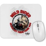 Baskı Dükkanı Wild Rider Pug Köpek Mouse Pad