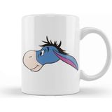 Baskı Dükkanı Winnie The Pooh Eeyore 015 Beyaz Porselen Kupa Bardak