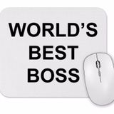 Baskı Dükkanı Worlds Best Boss Mouse Pad
