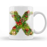 Baskı Dükkanı Yeni Yıl Yılbaşı Özel x Harfli Kupa