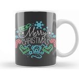 Baskı Dükkanı Yılbaşı Yeni Yıl Konseptli Merry Christmas 016 Kupa Bardak