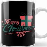 Baskı Dükkanı Yılbaşı Yeni Yıl Konseptli Merry Christmas 017 Kupa Bardak