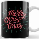 Baskı Dükkanı Yılbaşı Yeni Yıl Konseptli Merry Christmas 019 Kupa BardaK