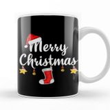 Baskı Dükkanı Yılbaşı Yeni Yıl Konseptli Merry Christmas 020 Kupa Bardak
