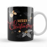 Baskı Dükkanı Yılbaşı Yeni Yıl Konseptli Merry Christmas 024 Kupa Bardak