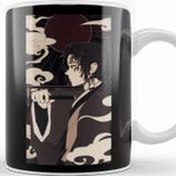 Baskı Dükkanı Yoriichi Tsugikuni Vintage Portrait Demon Slayer Kupa