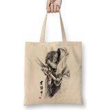 Baskı Dükkanı Zatoichi Drawing Blade Bez Çanta
