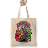 Baskı Dükkanı Zombotubbies Bez Kadın Günlük Çanta