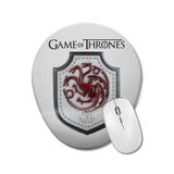 BASKI DÜNYASI Game of Thrones Casa Targaryen Bilek Destekli Oval Mouse Pad