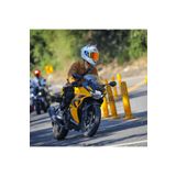 baskı garaj Motosiklet Kask Kedi boynuz # siyah renk