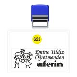 Baskı Life Aferin Hediye Kaşe Kitap Mührü Kitap Damgası Kişiye Özel Kaşe 622