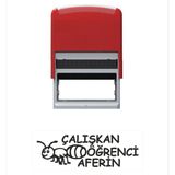 Baskı Life Çalışkan Öğrenci Aferin Öğretmen Kaşesi Siyah