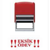Baskı Life Eksik Ödev Öğretmen Kaşesi Kırmızı