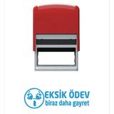 Baskı Life Eksik Ödev Öğretmen Kaşesi Mavi