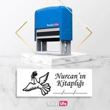 Baskı Life Kaşe Kitap Mührü Kitap Damgası Kişiye Özel Kaşe 558