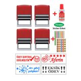 Baskı Life Kendinden Mürekkepli Öğretmen Kaşesi Aferin Kaşesi Bl-82